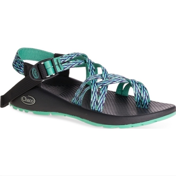 CHACO Dagger ZX/2 Classic Teal Green Toe Loop Sandals - Picture 1 of 12